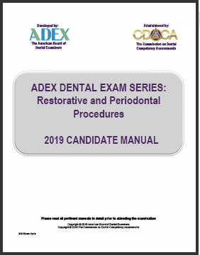 Adex Dental Exam Series Restorative And Periodontal Procedures - 